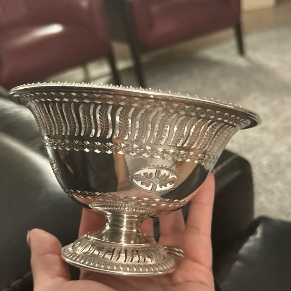Vintage Barker Ellis Silver Co. candy dish